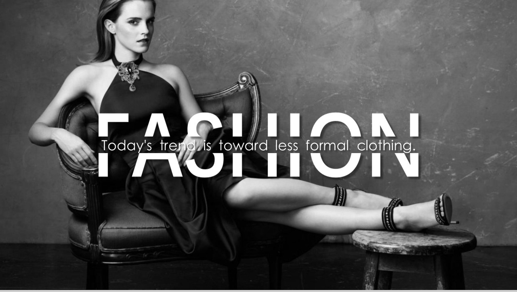 欧美大气时尚杂志摄影相册PPT模板-1