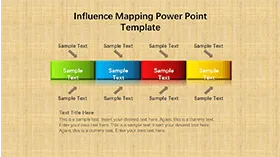 简约步骤流程PPT图表模板素材