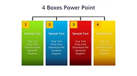 文本框流程步骤说明PPT图表模板