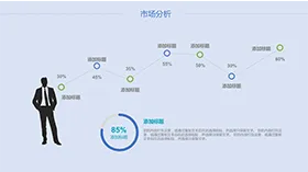 大气市场调研分析PPT图表模板