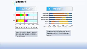 整体销售分析PPT表格模板