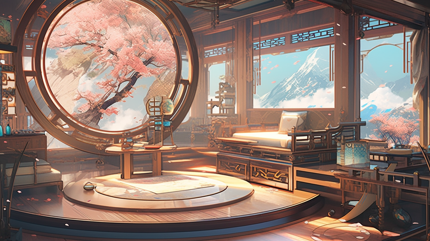 3d仙侠古风背景图片免费下载