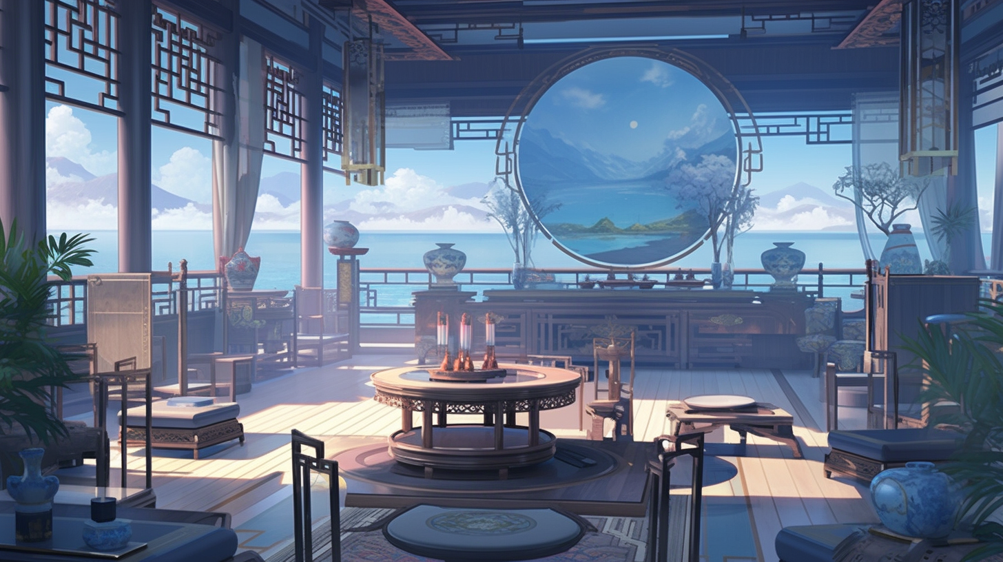 3d仙侠古风背景图片免费下载